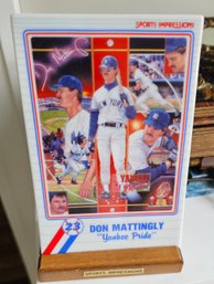 1990 Sports Impressions Porcelain Yankee Pride Don Mattingly  Numbered Edition 755 Of 2,500 -J