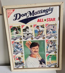 12 X 15 Don Mattingly Ritz Collector's Edition Uncut Sheet -J