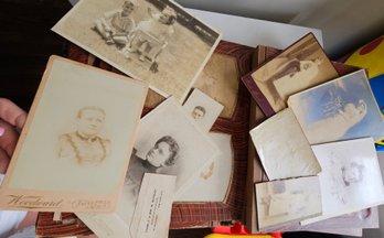 Antique Photo Album Full Of Photos  -JV