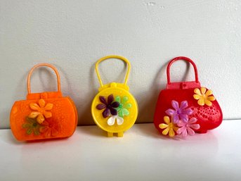 Lot Of 1960s Barbie Purses Plus Payphone -J