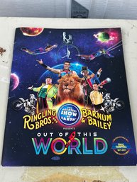 Ringling Bros Magazine With Poster -JV