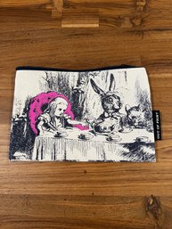 Small Alice In Wonderland Pouch Never Used