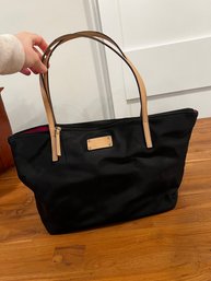 Black Vinyl Kate Spade Purse