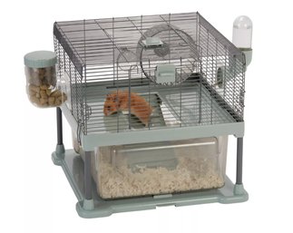 Full Cheeks Brand Two Story Hamster Cage With Accessories