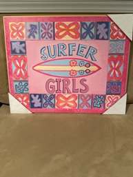 #79 - Surfer Girls Wall Decor - C
