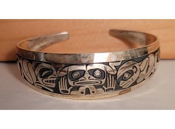 Designer Barry Herem Sterling Silver Bracelet