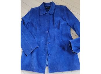 Medium Bernardo  Royal Blue Suede