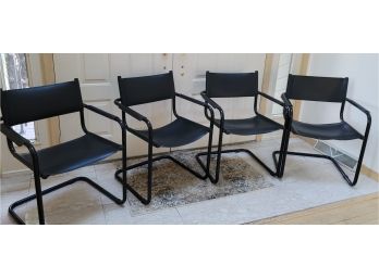 Set Of 4 Sling Back Chairs