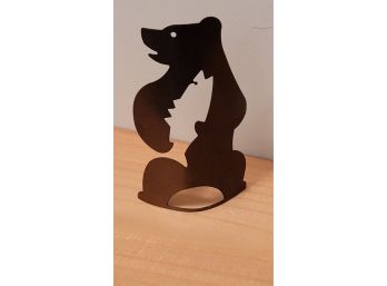 5.5' Bear Votive Burner By Artist Lesser