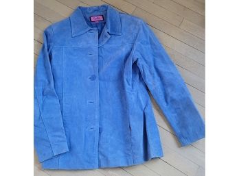 Medium Excelled Blue Suede Jacket