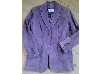 Small Lavender Pamela McCoy Suede Jacket