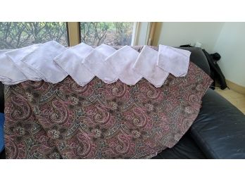 50' Round Cloth With Napkins