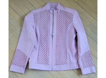 Medium Pink Leather Pamela McCoy Jacket