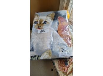 New Sealed Cat Blanket / Throw