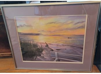 Original Pastel - C. Cryer 1990 - 21 X 25