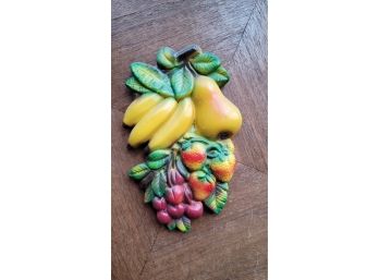 Plaster Fruit Wall Hanging