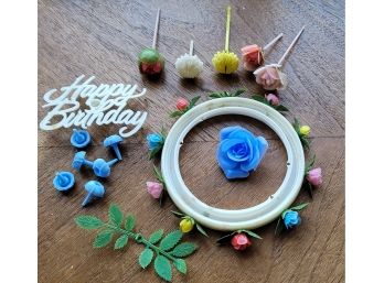 Vintage Birthday Candle Holders