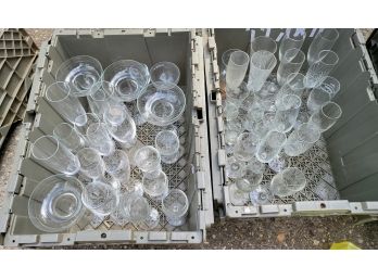 Very Large Glassware Lot- Many Not Pictured