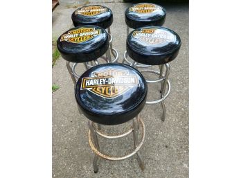 5 Harley Davidson Stools