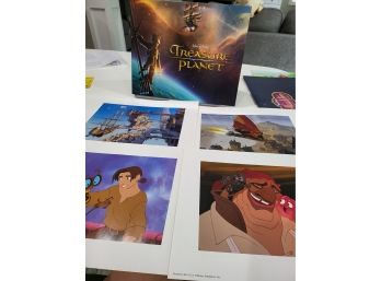 Treasure Planet Lithographs Set Of 4