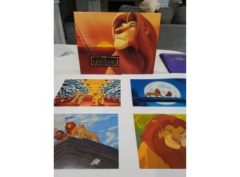 Lion King Lithographs Set Of 4