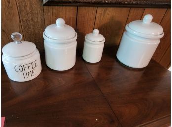 White Canisters