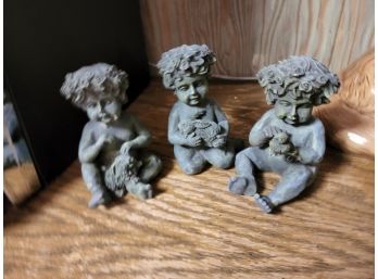 3 Resin Statues