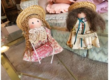 Wood Base Dolls