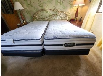 Right Side - Beautyrest Recharge Ultra Twin Mattress And Boxspring Please Read