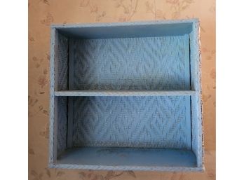 Blue Bathroom Shelf