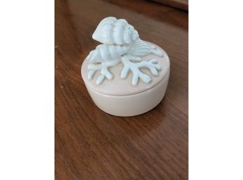 Shell Topped Trinket Box