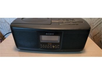 Sony CD Radio Alarm Clock