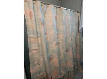 Beach Themed Shower Curtain