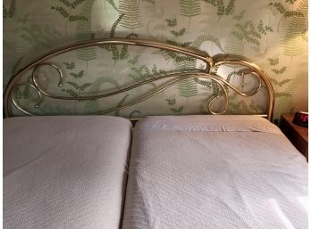 75' Wide Brass Headboard With Frame