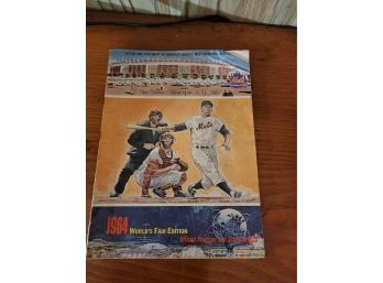 1964 World's Fair Mets Program