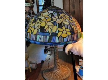 Daffodil Stained Glass Lamp