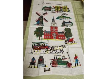 NOS KayDee Henry Ford Museum Tea Towel