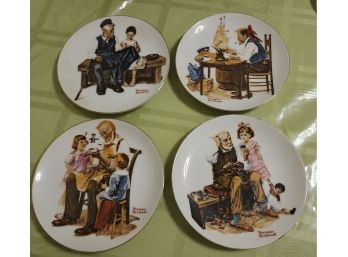 4 - 6.5' Norman Rockwell Plates