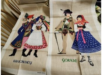 NOS Polish Tea Towels