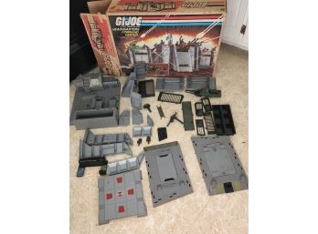 1983 GI Joe Headquarters Command Center With Box