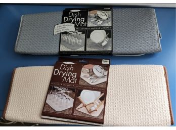 2 New Dish Drying Mats