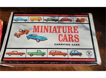 #167 - 1966 Mattel Miniature Cars Carrying Case Loaded With Cars