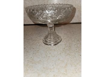 Crystal Footed Candy Dish