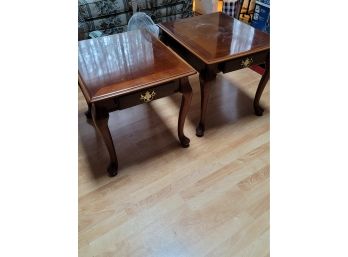 Pair Of Queen Ann End Tables