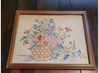 Floral Cross Stitch  - 12 X 15