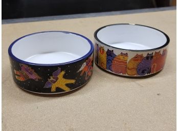 2 Bowls By Laurel Burch