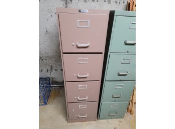 2 Metal Filing Cabinets