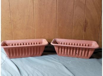 2 Plastic Planters - 14x7