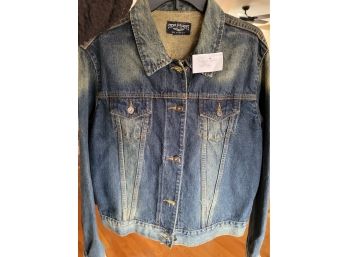 Steve & Barry's Distressed Denim Jacket - Medium