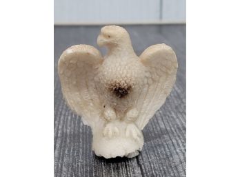 Miniature Soapstone/sandstone Eagle 2.5' Tall